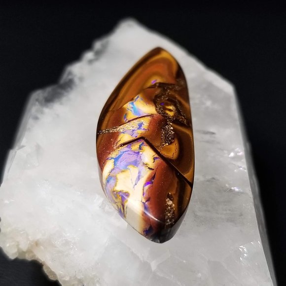 Large Australian Yowah Opal * 51.87 x 15.92 x 7.41mm * Long sleek boulder opal - Picture 7 of 11